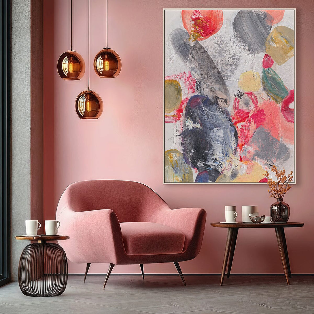 Vivid Bloom - Color Splash Abstract Painting #M5692 Painting artwepaint 