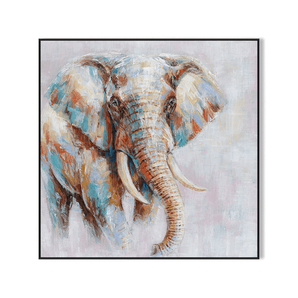 Vivid Elephant - Multicolor Powerful Animal Painting #M0623 Painting artwepaint 