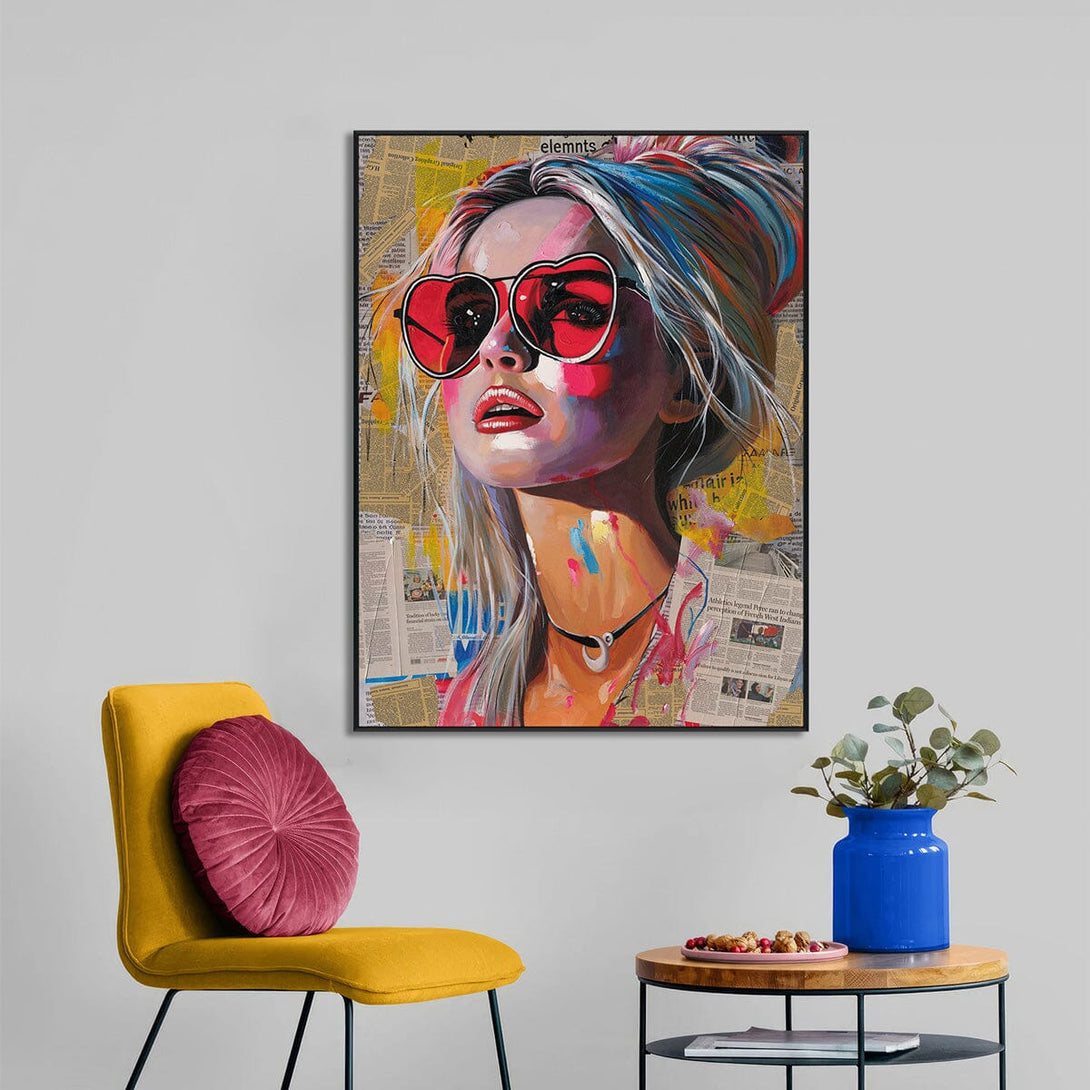 Vivid Glam - Modern Portrait#P4017 Painting artwepaint 