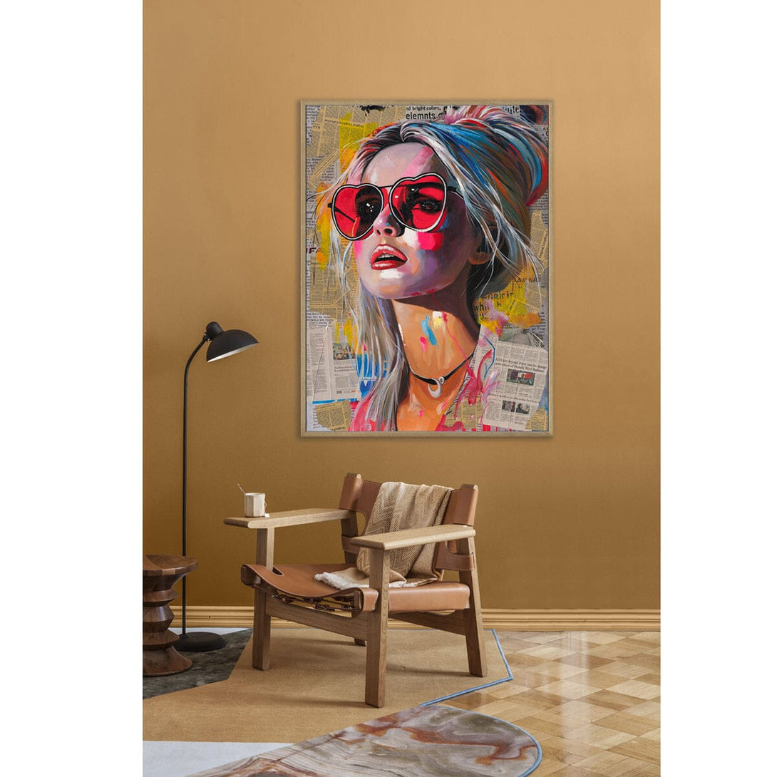 Vivid Glam - Modern Portrait#P4017 Painting artwepaint 