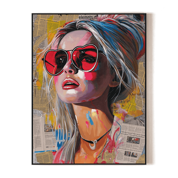 Vivid Glam - Modern Portrait#P4017 Painting artwepaint 