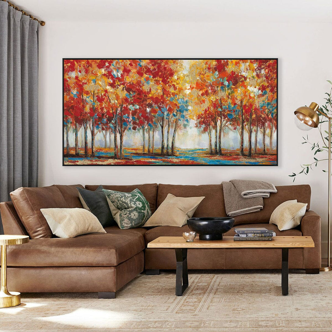 Vivid Woods - Abstract Autumn Landscape#L0566 Painting artwepaint 