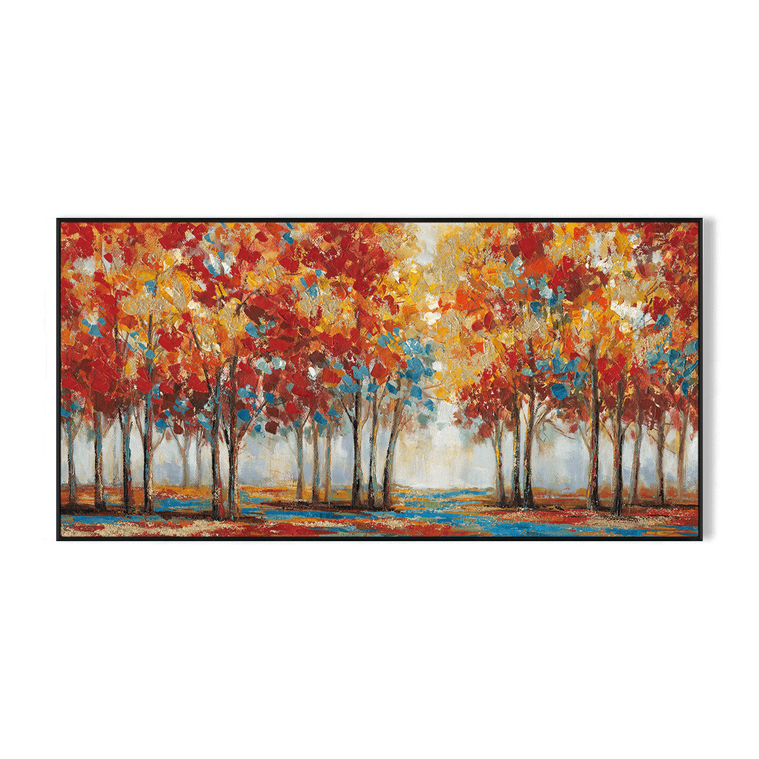 Vivid Woods - Abstract Autumn Landscape#L0566 Painting artwepaint 