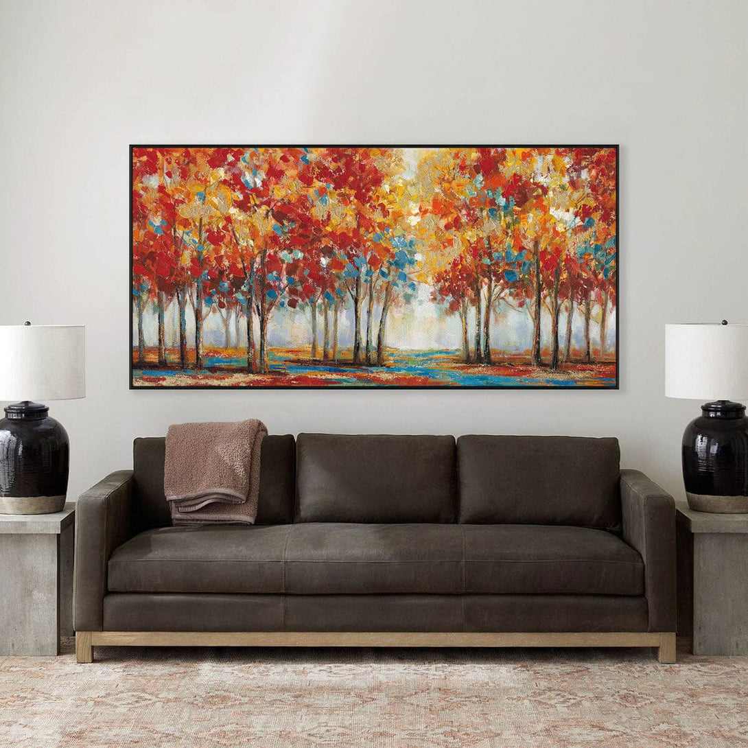Vivid Woods - Abstract Autumn Landscape#L0566 Painting artwepaint 