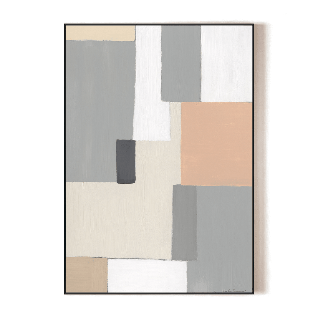 Warm Geometry - Modern Abstract Painting#M6987 Painting artwepaint 