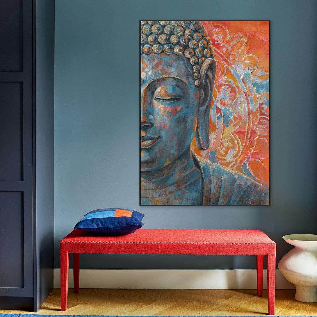 Warm Glow - Colorful Buddha Painting#L0680 Painting artwepaint 