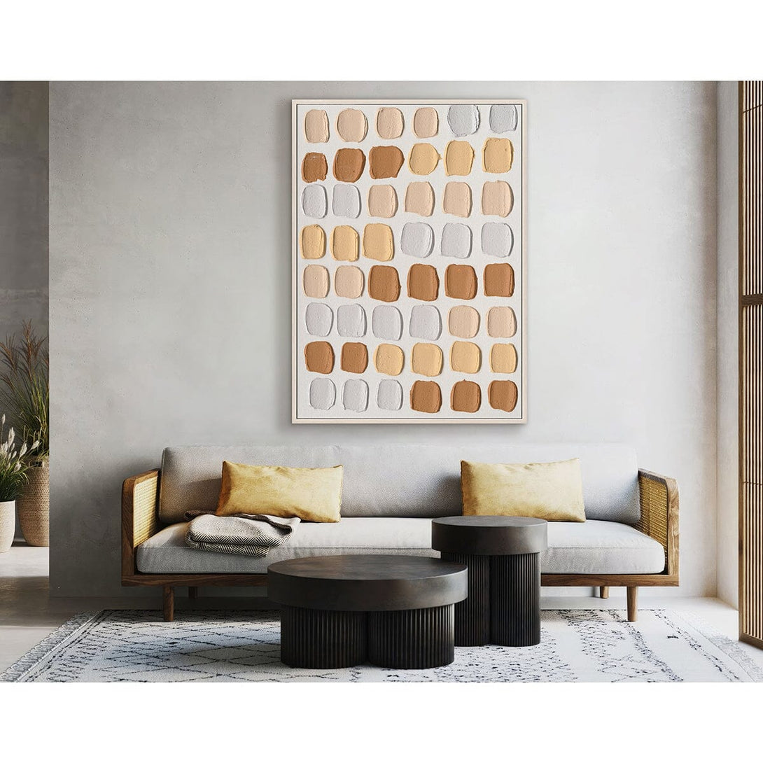 Warm Impressions - Beige Tone Abstract Texture#M2565 Painting artwepaint 