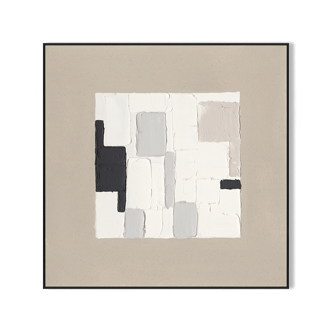 Warm Tone Geometric Art #M4791 Painting artwepaint 