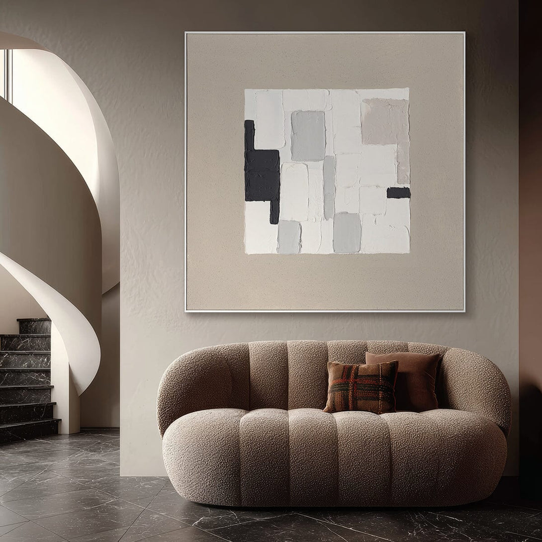 Warm Tone Geometric Art #M4791 Painting artwepaint 