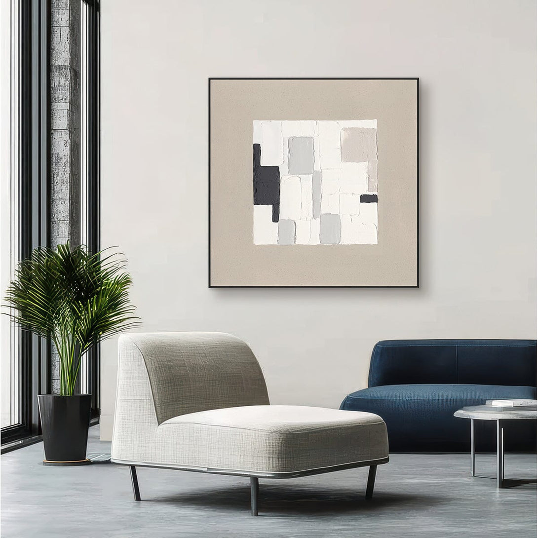 Warm Tone Geometric Art #M4791 Painting artwepaint 