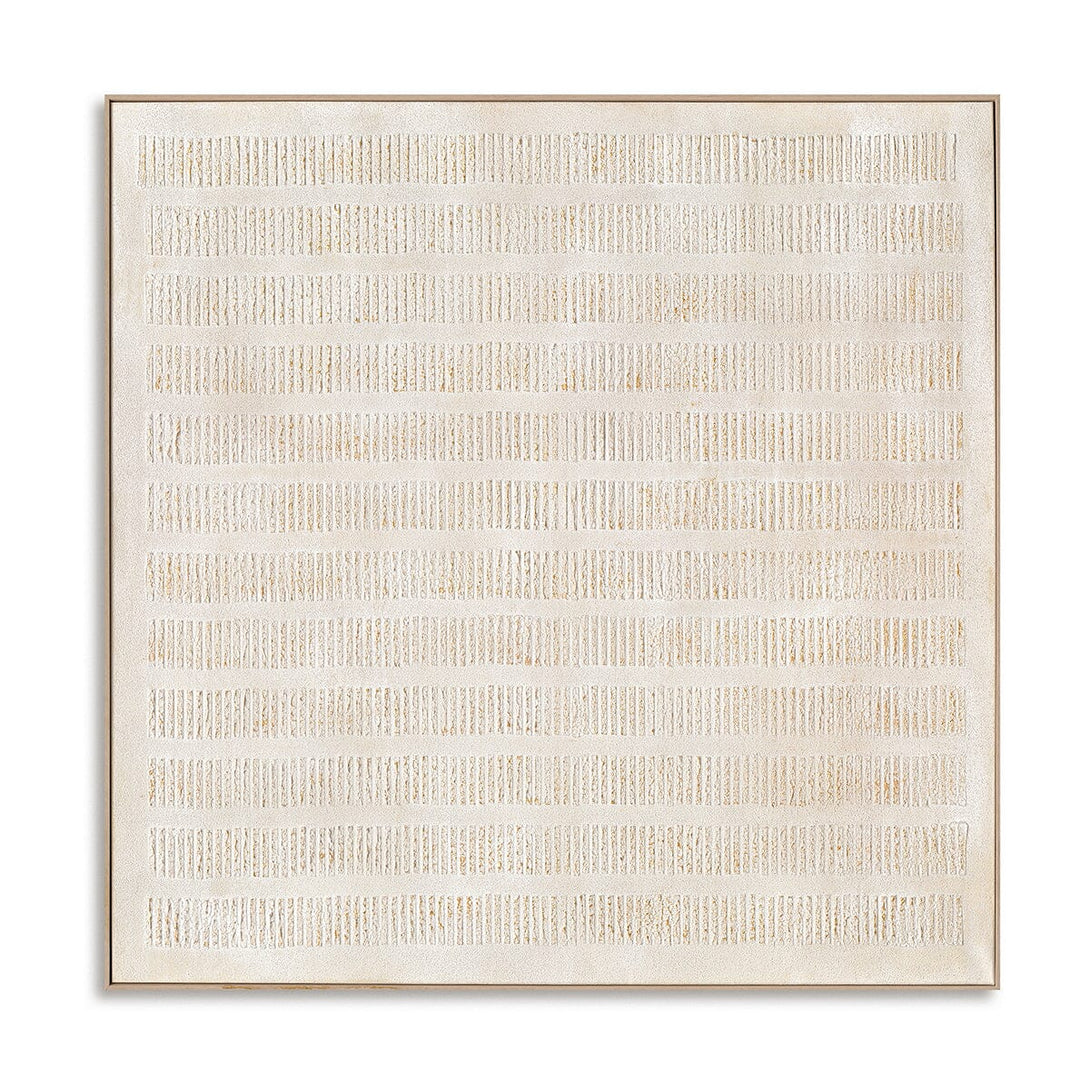 Whispered Gold - Textured Line Abstract Painting #P4514 Painting artwepaint 