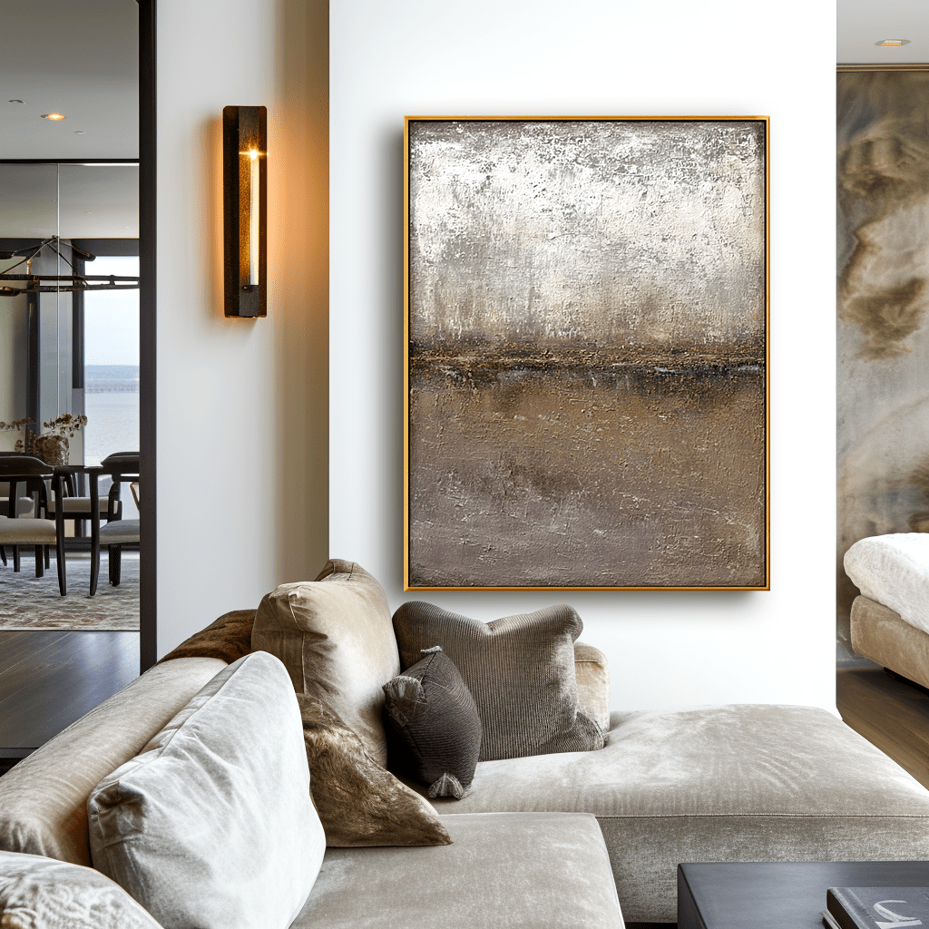 Whispering Earth-Tone Abstract Painting #93008 Painting artwepaint 