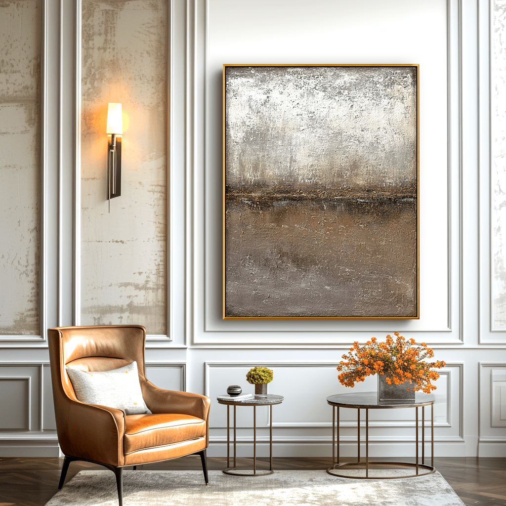 Whispering Earth-Tone Abstract Painting #93008 Painting artwepaint 