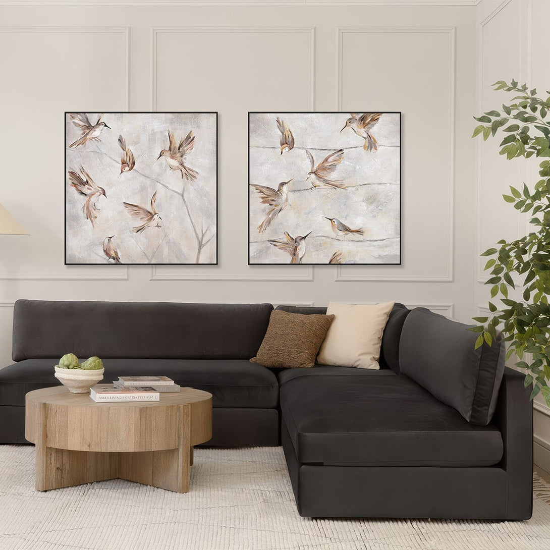 Whispering Feathers - Brown Bird Painting #M3583 Painting artwepaint 