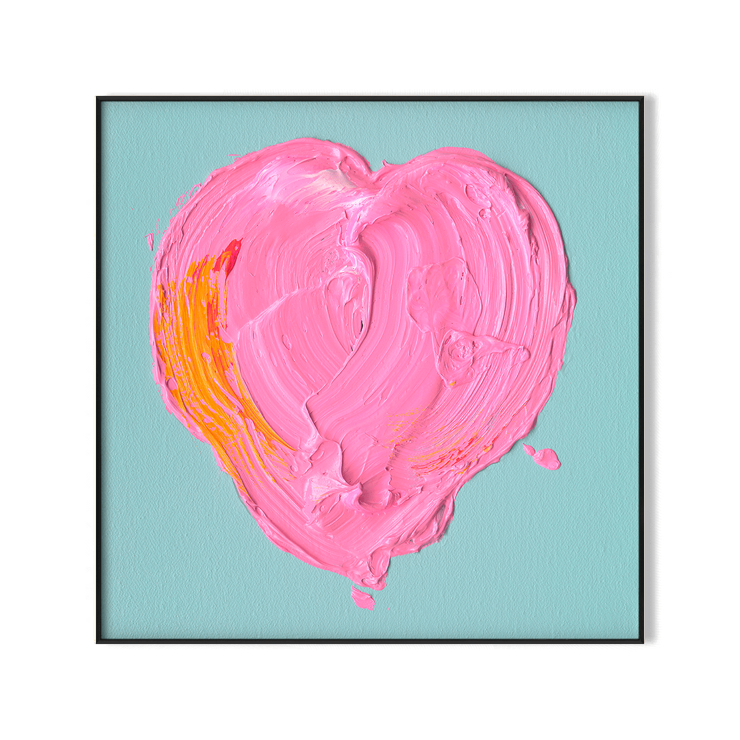 Whispering Heart - Pink Abstract Love #M8162 Painting artwepaint 