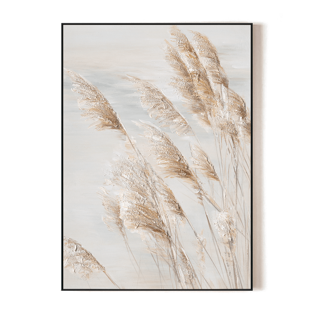 Whispering Reeds - Textured Grass Wall Art#L3602 Painting artwepaint 
