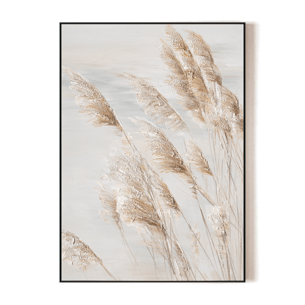 Whispering Reeds - Textured Grass Wall Art#L3602 Painting artwepaint 