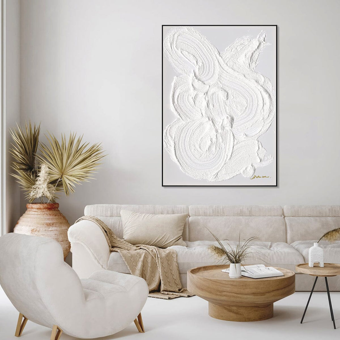 Whispering Snowflakes-Ethereal Abstract Art #M5008 Painting artwepaint 