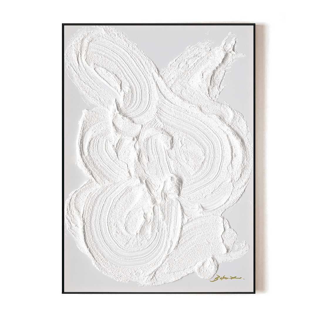 Whispering Snowflakes-Ethereal Abstract Art #M5008 Painting artwepaint 