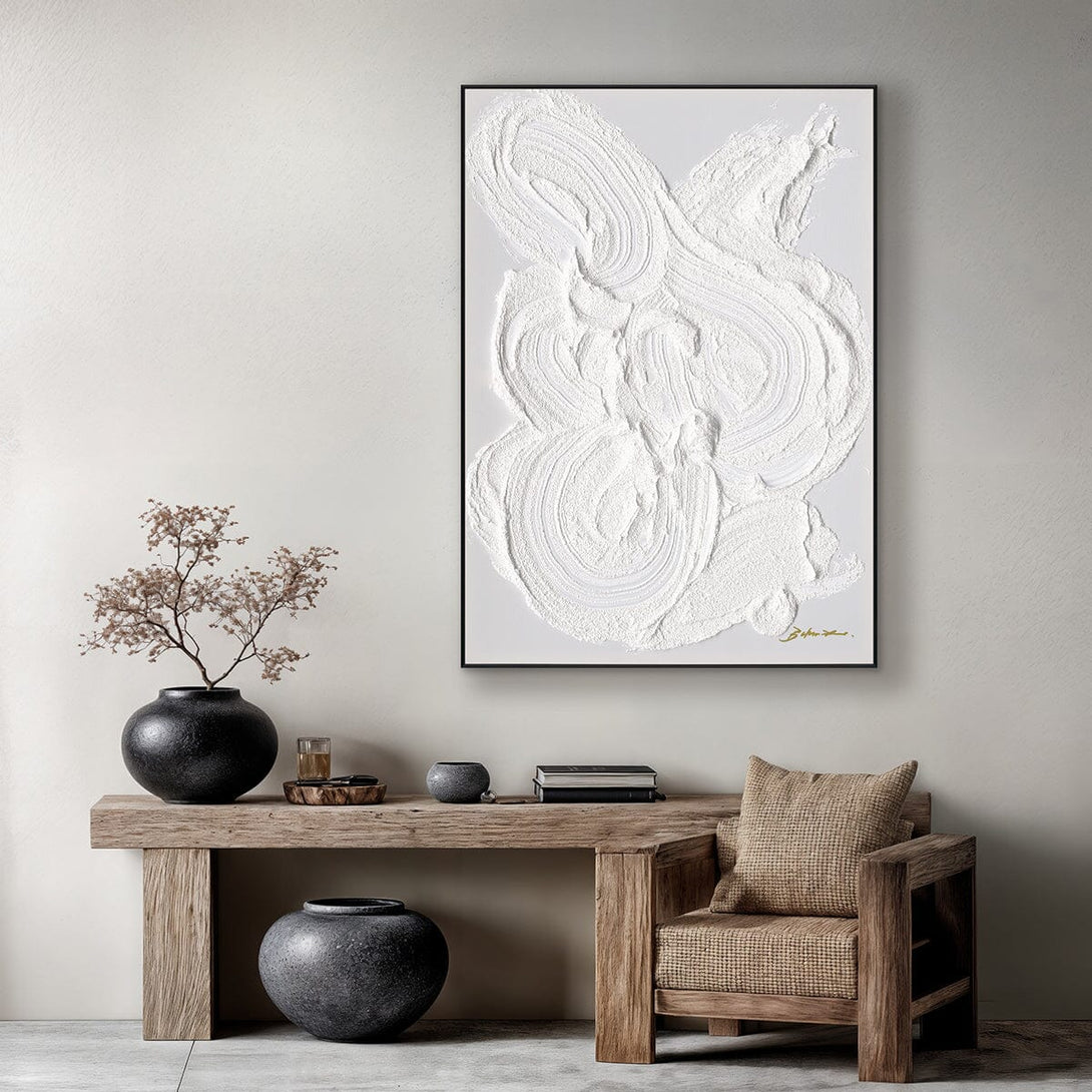 Whispering Snowflakes-Ethereal Abstract Art #M5008 Painting artwepaint 