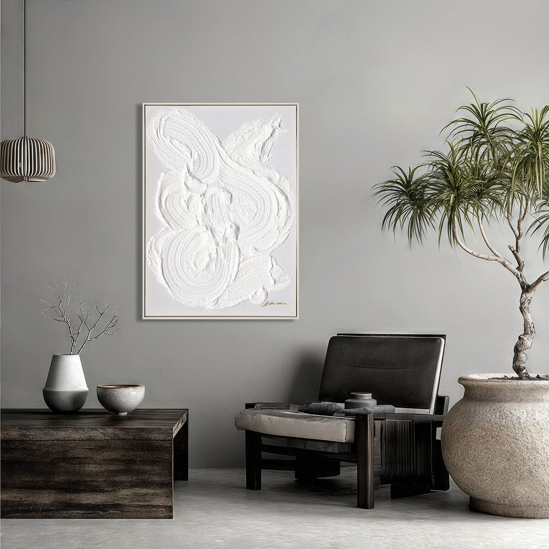 Whispering Snowflakes-Ethereal Abstract Art #M5008 Painting artwepaint 