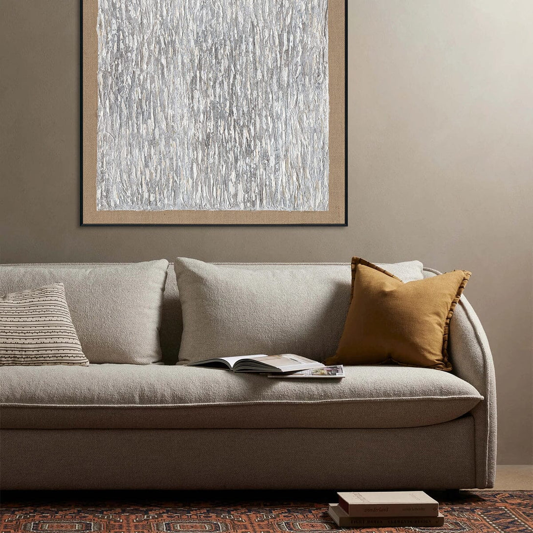 Whispers of Dawn - Grey White Abstract Painting #J5090 Painting artwepaint 