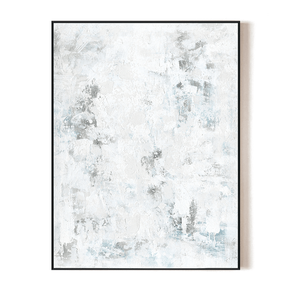 White Mirage - Minimalist Textured Abstract #J3628 Painting artwepaint 