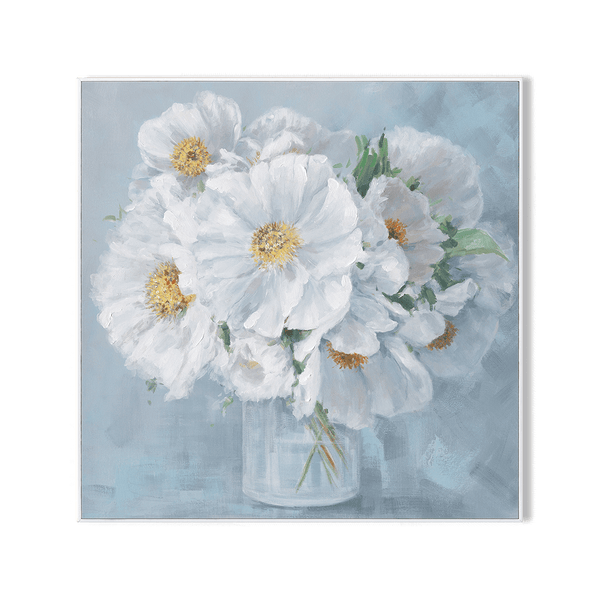 White Whisper – Floral Art #L4613 Painting artwepaint 