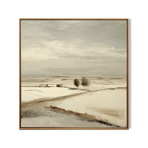 Winter Calm - Minimalist Landscape Painting #64 Painting artwepaint 